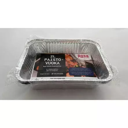 ROSA PAISTOVUOKA + KANNET 2 L 5kpl - Foliot ja paistopussit - 6418055011621 - 1
