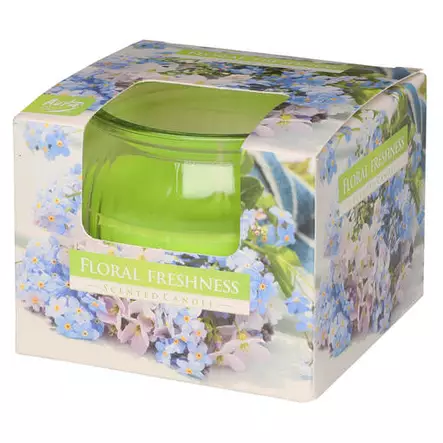Tuoksukynttilälasi Floral freshness - Pöytäkynttilät ja tuoksukynttilät - 5906927047461 - 1