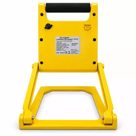Harju ElectroGEAR Kobra ladattava LED-työvalaisin 20 W 1400 lm – tukeva alumiinirunko - Työvalaisimet - 6438140405821 - 2