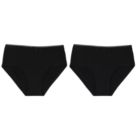 Acces Maxi alushousut 2-pack MUSTA Useita kokoja - Naisten alushousut - 0000000007171 - 1