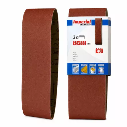 Hiomanauha 75x533 K40 3 kpl - Hiomapaperit - 8010626032141 - 1