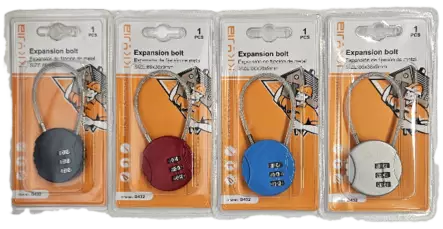 KOODILUKKO 38 X 8 mm - Riippulukot - 6438159387361 - 1