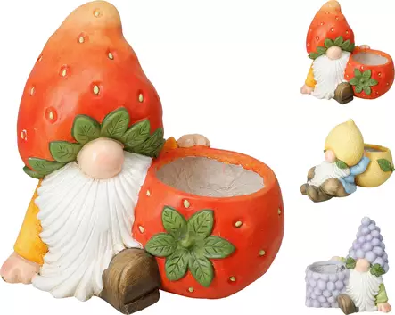 Kukkaruukku Tonttu 32X18X23 cm - Pihapatsaat ja -koristeet - 8721037873161 - 1