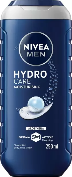 NIVEA MEN SUIHKUGEELI 250ml Hydrocare - Miesten saippuat ja suihkugeelit - 4006000238111 - 1