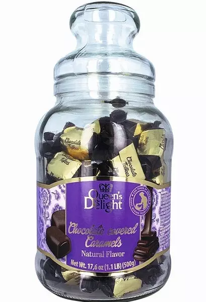 QUEENS DELIGHT SUKLAA KARAMELLIT 500G - Suklaat ja konvehdit - 4014600207901 - 1