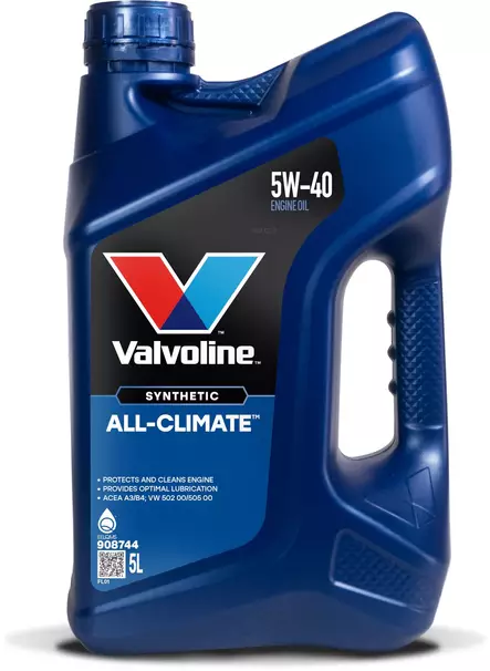 Valvoline All Climate 5W40 5L - Täyssynteettiset öljyt - 8710941018461 - 1
