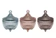 4Living Lasipurkki Drop sininen - Koriste-esineet - 6410413262591 - 1