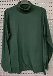Miesten poolopaita High neck XL tummanvihreä - Miesten pitkähihaiset paidat - 6419285988851 - 2