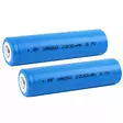Akku 18650 3.7V 2200mAh 2kpl - Ladattavat paristot - 6438168118741 - 1