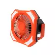 Emax Pöytätuuletin ladattava LED-valolla - Tuulettimet - 6418536037621 - 6