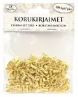 Korukirjaimet kulta 100kpl - Tee-se-itse DIY - 6417715046201 - 1
