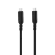 Mobia punottu kaapeli USB-C -> USB-C, 60W, 5 Gbps, 0,5m, musta - Muut puhelintarvikkeet - 6430076524171 - 1