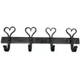 TAKORAUTA Sydän Naulakko 4 koukkua 38cm - Koukut ja naulakot - 6430035702961 - 1