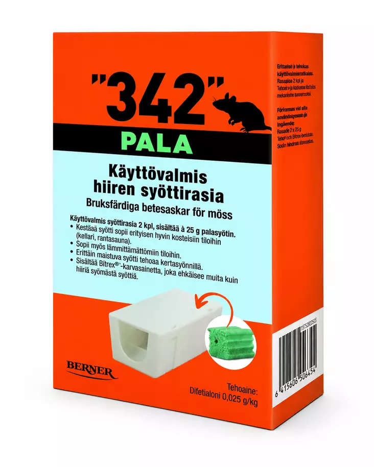 342 Syöttirasia 2kpl palasyötti - Sisätilojen torjunta-aineet - 6414505208641 - 1