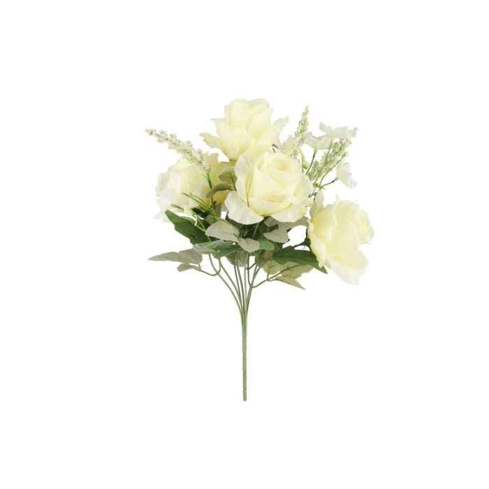 4Living Kimppu ruusu valkoinen - Tekokukat ja -kasvit - 6410416170541 - 1