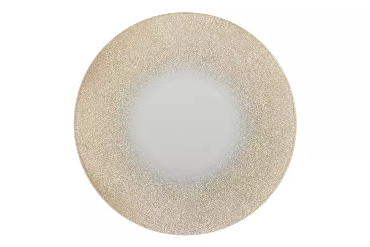 4Living Kynttilänalunen peili glitter kulta pyöreä 20 cm - Kynttilänjalat ja tuikkukipot - 6410416007571 - 1