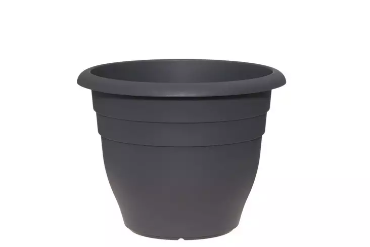 4Living Muoviruukku 41 cm tummanharmaa - Kukkaruukut ja -amppelit - 6410416231631 - 1