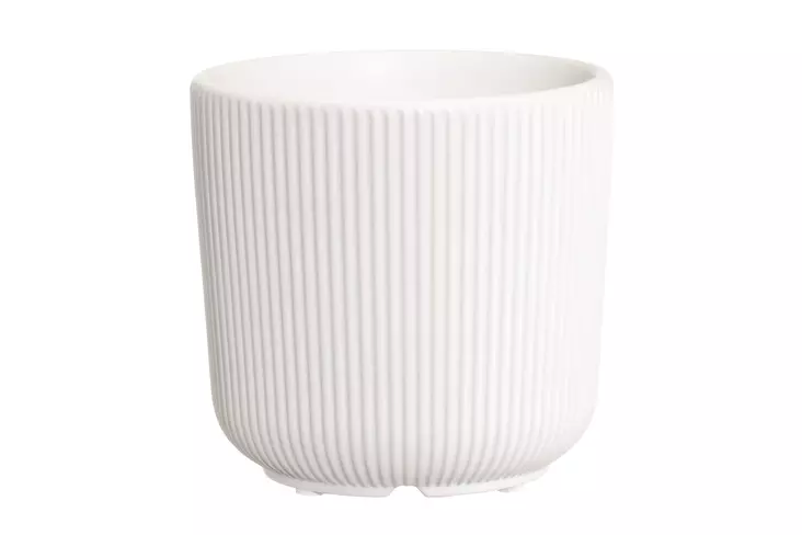 4Living Ruukku Eliza 15 cm matta valkoinen - Kukkaruukut ja -amppelit - 6410416536491 - 1