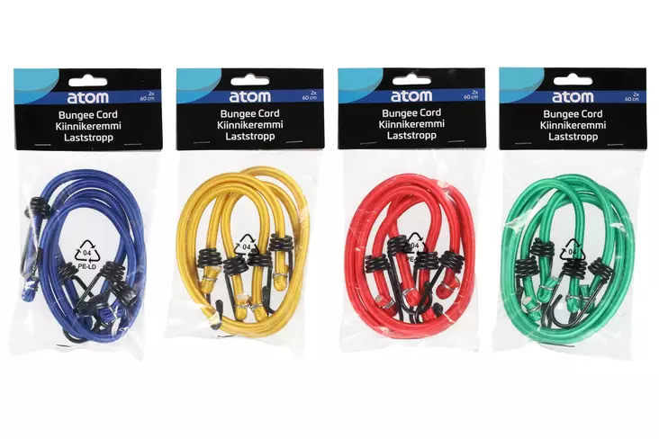 Atom Kiinnikeremmi 60 cm 2 kpl lajitelma - Pyöräilyvarusteet ja -lukot - 6410410185671 - 1