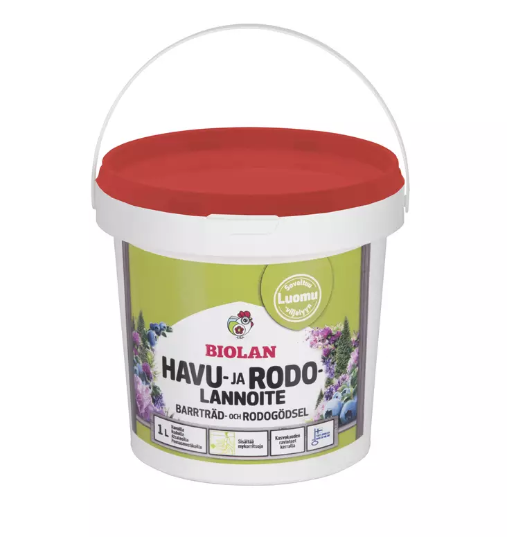 BIOLAN HAVU- JA RODOLANNOITE 1L - Ulkokasvien lannoitteet ja ravinteet - 6411962054521 - 2