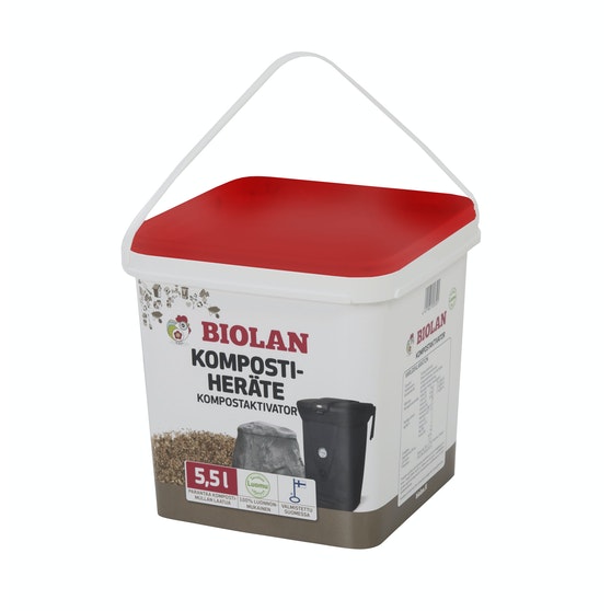 BIOLAN KOMPOSTIHERÄTE 5.5L - Kompostikuivikkeet ja -kemikaalit - 6411961053501 - 2