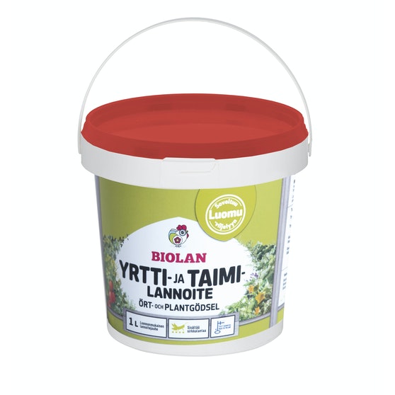 BIOLAN YRTTI- JA TAIMILANNOITE 1L - Ulkokasvien lannoitteet ja ravinteet - 6411964054451 - 2