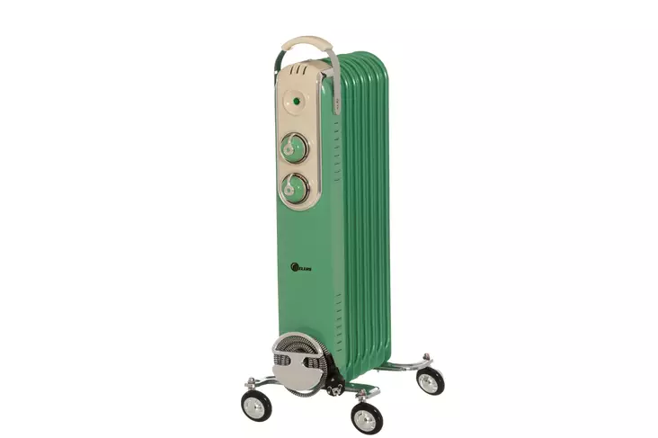 Bellus Öljylämmitin Retro vihreä 1500W - Lämpöpuhaltimet - 6410416081311 - 1