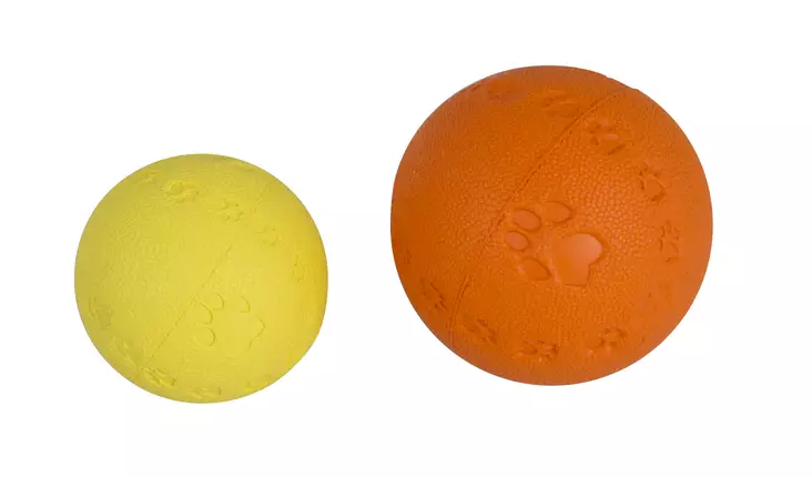 Best Friend Rubberball koiran täyskumilelu, koko- ja värilajitelma - Koiran lelut ja agility - 5700551151521 - 1