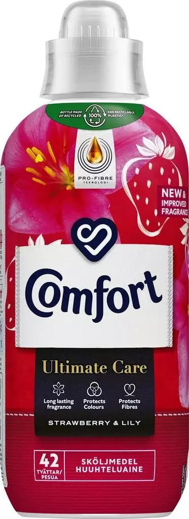COMFORT 762ML HUUHTELUA. STRAWBERRY&LILY - Pyykinpesuaineet  - 8720181249341 - 1