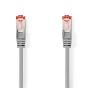 Cat 6 kaapeli | RJ45 uros | RJ45 uros | S/FTP | 5.00 m | LSZH / PVC | Harmaa - Verkkokaapelit - 5412810289301 - 1