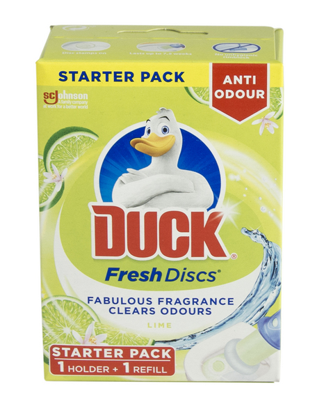 Duck Fresh Discs Lime 36ml wc-raikastin - WC:n puhdistus ja putkenavaajat - 5000204548211 - 1