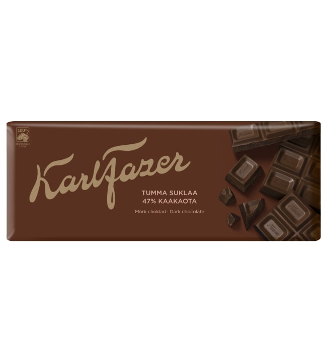 FAZER TUMMA SUKLAA 200G - Suklaat ja konvehdit - 6411401015861 - 1