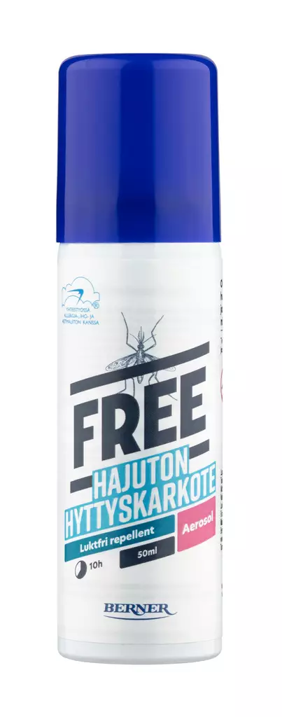 FREE HYTTYSKARKOTE 50ML AEROSOLI - Hyönteiskarkoittimet ja -pyydykset - 6414504818711 - 1