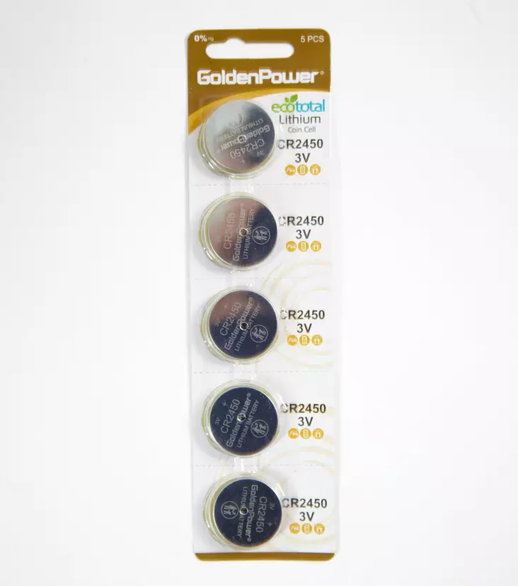 GOLDEN POWER PARISTO CR2450 5 kpL - Nappiparistot - 4895026704881 - 1