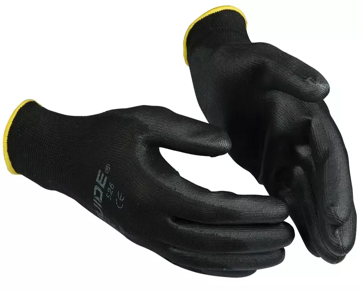GUIDE PU KÄSINE 526 6-PACK MUSTA 10 - Työhanskat - 7325930079401 - 1