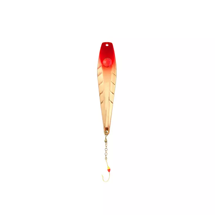 HELMI PYSTYPILKKI 60mm 12g kulta/pun. - Talvikalastusvieheet - 6420071093451 - 1