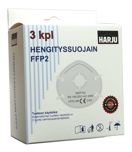 Hengityssuojain FFP2 venttiili - Henkilösuojaimet ja kypärät - 6438140004161 - 1