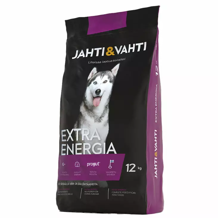 JAHTI & VAHTI EXTRA ENERGIA 12 Kg - Koiran kuivaruoat - 6417679047771 - 1