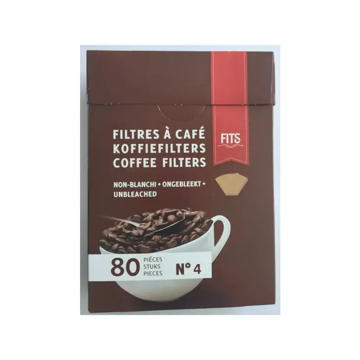 KAHVINSUODATTIMET nro4 80 kpl/pkt - Teetarvikkeet ja kahvitarvikkeet - 4742002002571 - 1