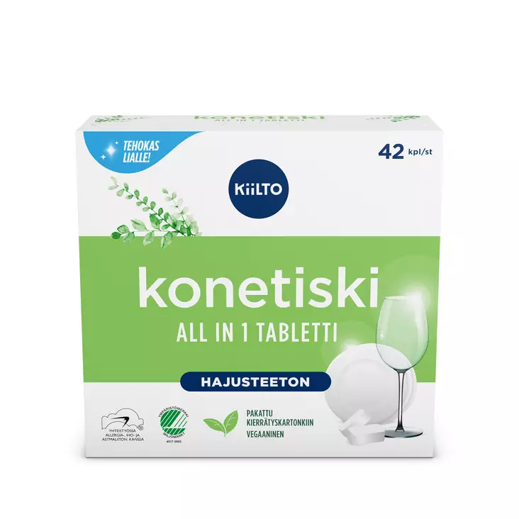 KIILTO KONETISKITABLETTI 42KPL - Tiskiaineet ja konetiskitabletit - 6417964579031 - 1