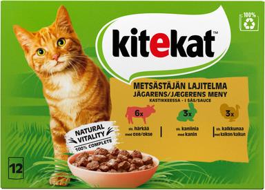 KITEKAT METSÄSTÄJÄN MENU - Kissan märkäruoka - 4008429158971 - 1