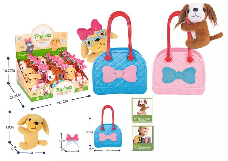 KOIRA KASSISSA 11 cm - Sisäleikit - 7340010297001 - 1