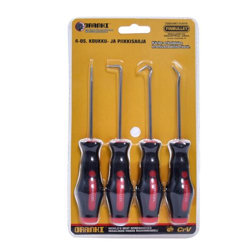 KOUKKU JA PIIKKISARJA 4-OS. - Työkalusarjat - 6430017704051 - 1