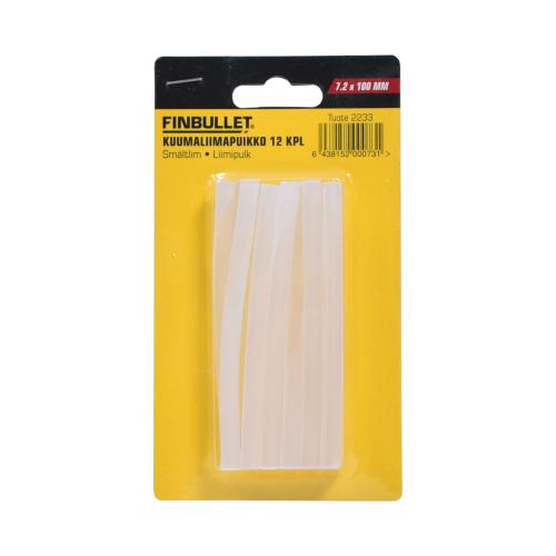 KUUMALIIMAPUIKKO 12 KPL 7,2mm - Liimat ja erikoisliimat - 6438152000731 - 1