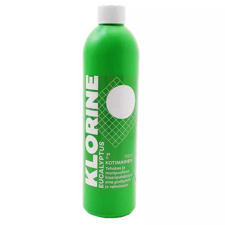 Klorine 750ml Vihreä Eucalyptus FOXTEL - WC:n puhdistus ja putkenavaajat - 6419642236601 - 1
