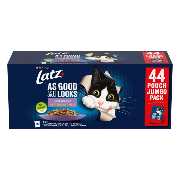 LATZ 44-PACK MIXED - Kissan märkäruoka - 8445290598851 - 1