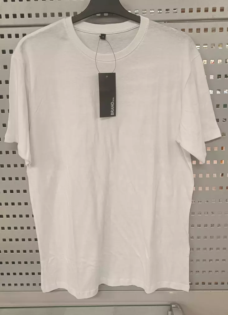 Miesten t-paita o-aukko Basic valkoinen 2XL - Miesten lyhythihaiset paidat - 6419285850851 - 2