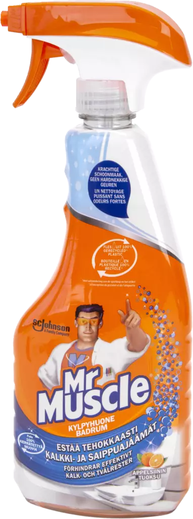Mr Muscle 500ml Kylpyhuone puhdistusaine - Kylpyhuoneen ja saunan pesuaineet - 6414400053711 - 1