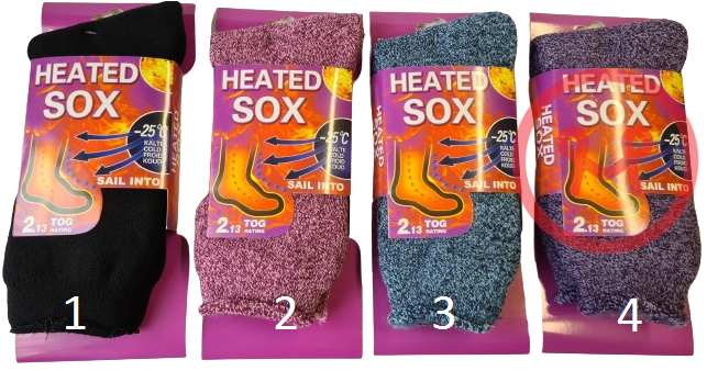 N HeatedSox talvisukat 37-42 - Naisten sukat - 6438159982351 - 1