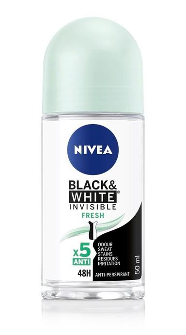 NIVEA DEO ROLL-ON 50ML B&W FRESH 50ML - Naisten deodorantit - 0000042349501 - 1